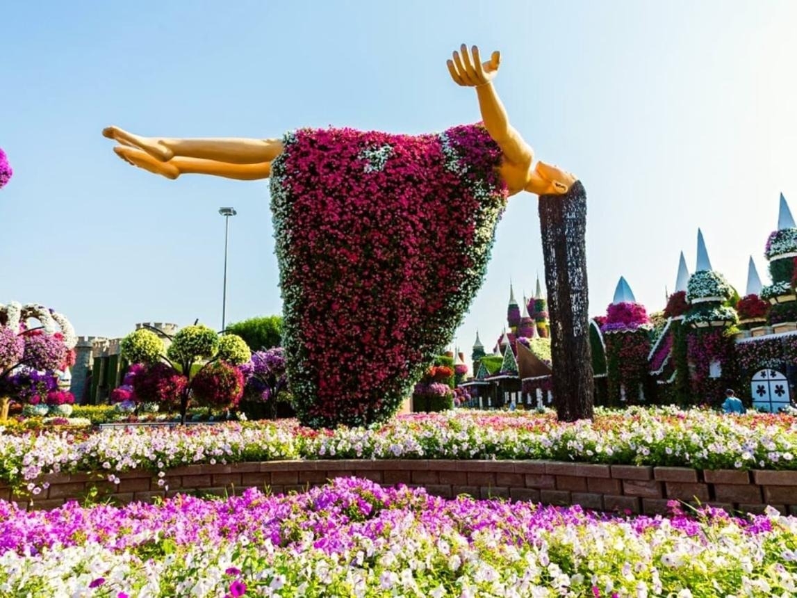 Dubai Miracle Garden Is the Place to Visit