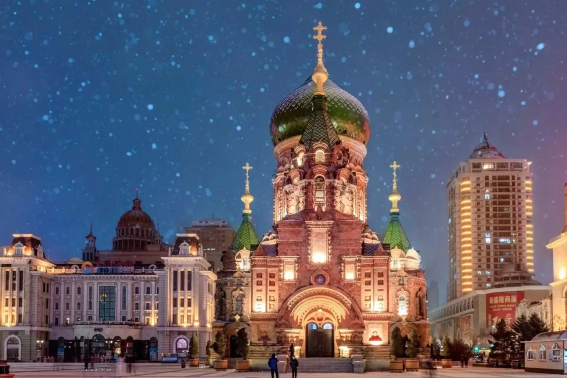 Nhà thờ Saint Sophia Cáp Nhĩ Tân chụp lúc nào đẹp nhất? 
