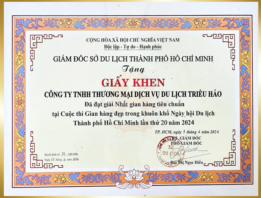 Triều Hảo Và Hành Trình Sáng Tạo Gian Hàng Du Lịch Đẹp Nhất Tp.hcm 2024