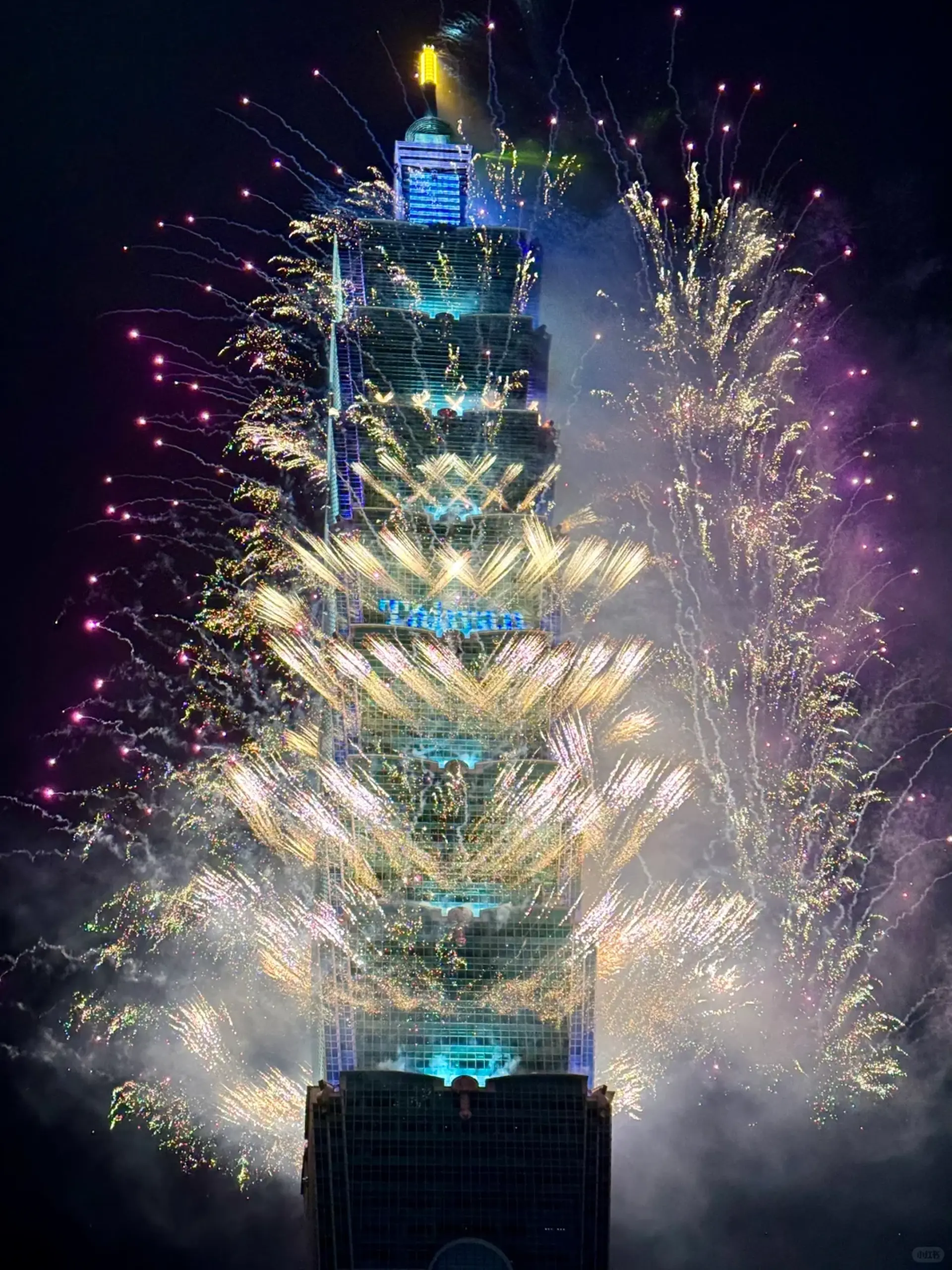 Đài Bắc đón Năm mới - Pháo hoa 101 Tower & Ximending sôi động